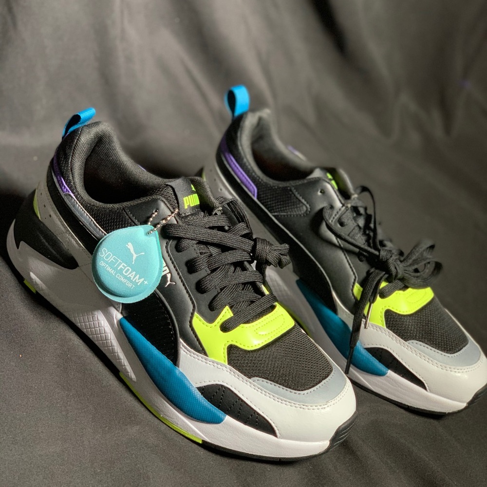 Men's Puma X-Ray 2 Square White/Black Sz 10